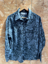 Vintage 90s Black Charcoal Abstract Scrapbook Print Ugly Size L by Mark Adam